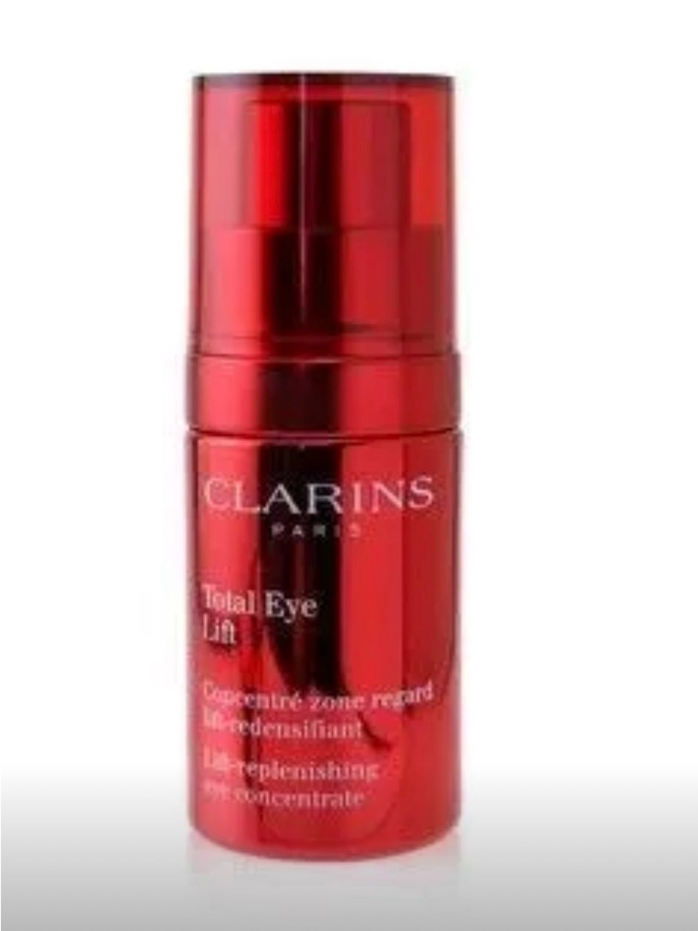 Clarins Total Eye Lift in shiny red bottle